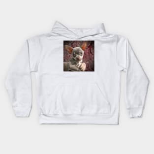 Cheeky Chihuahua Pose Cute Face art Kids Hoodie